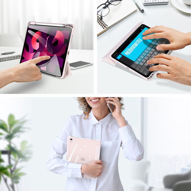iPad Air 5 / iPad Air 4 Case DUX DUCIS Toby Series - Pink