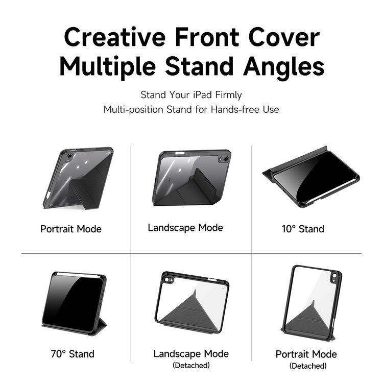 iPad Mini 6 Case DUX DUCIS MAGI Series Detachable - Black