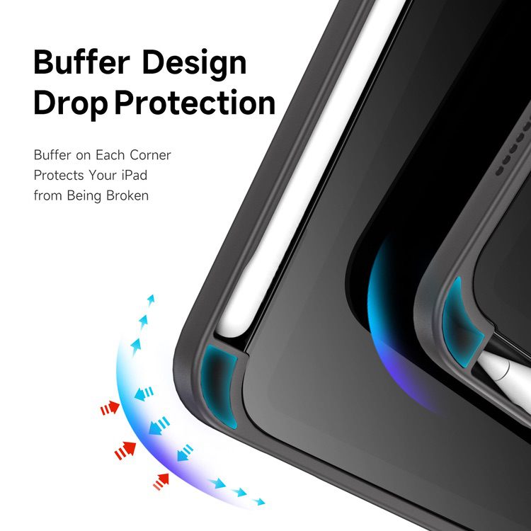 iPad Mini 6 Case DUX DUCIS MAGI Series Detachable - Grey