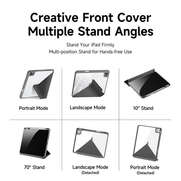 iPad Pro 11 2022/2021/2020/2018 Case DUX Magi Series - Grey