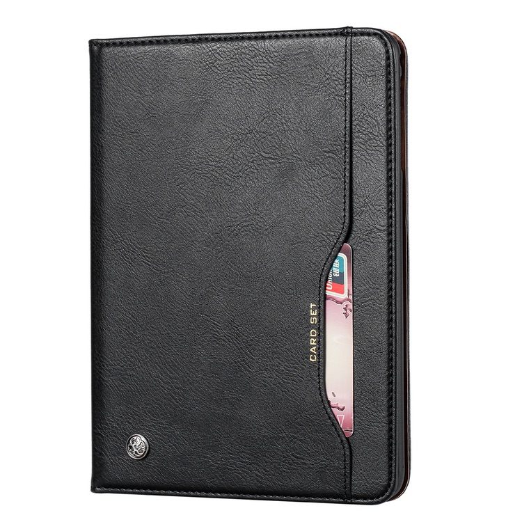 iPad Pro 11 2018 Case Knead Skin Texture Multi-slot cards - Black