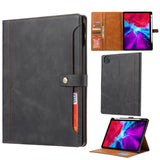 iPad Pro 12.9 2022/2021/2020 Case with Wallet & Cards Slots - Black