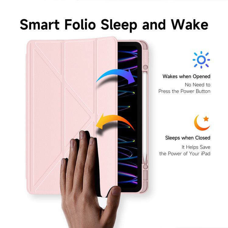 iPad Pro 12.9 2022/2021/2020/2018 Case DUX Magi Series - Pink