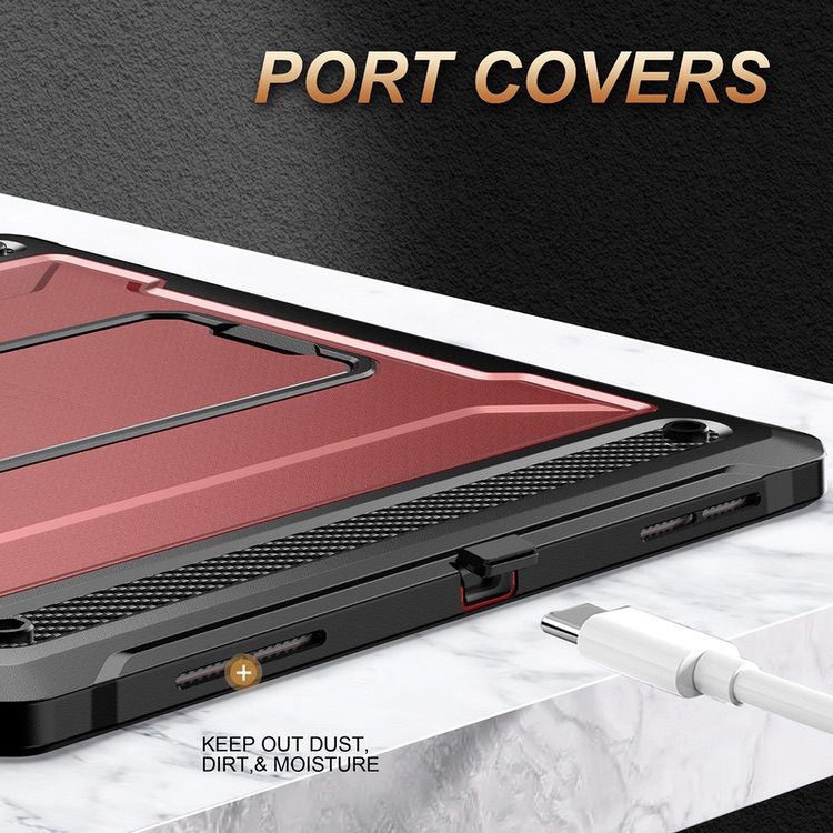 iPad Pro 12.9 2022/2021/2020/2018 Case Shockproof - Red