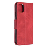 iPhone 11 Pro Max Case Shockproof Protective Secure Wallet - Red
