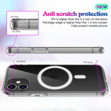 iPhone 12 Mini Case MagSafe Magnetic Ring - Transparent