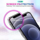 iPhone 12 Mini Case MagSafe Magnetic Ring - Transparent