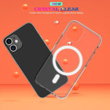 iPhone 12 Mini Case MagSafe Magnetic Ring - Transparent