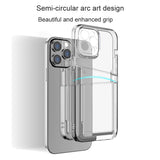 iPhone 12 Pro Case with Dual Card Slot Shockproof Protection - Clear