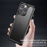 iPhone 12 Pro Max Case iPaky Carbon Fiber Series – Durable & Stylish Protection