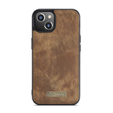 iPhone 13 Case CASEME 008 Multi-slot Detachable Wallet - Brown