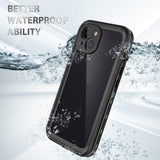 iPhone 13 Case Redpepper IP68 Waterproof Shockproof - Black