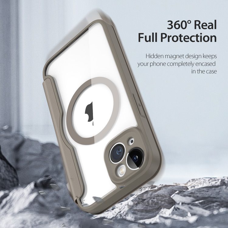 iPhone 14 Case DUX DUCIS Skin X Pro Series - Khaki