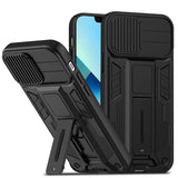 iPhone 14 Case Sliding CamShield Camera Shield - Black