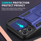iPhone 14 Case Sliding CamShield Camera Shield - Black