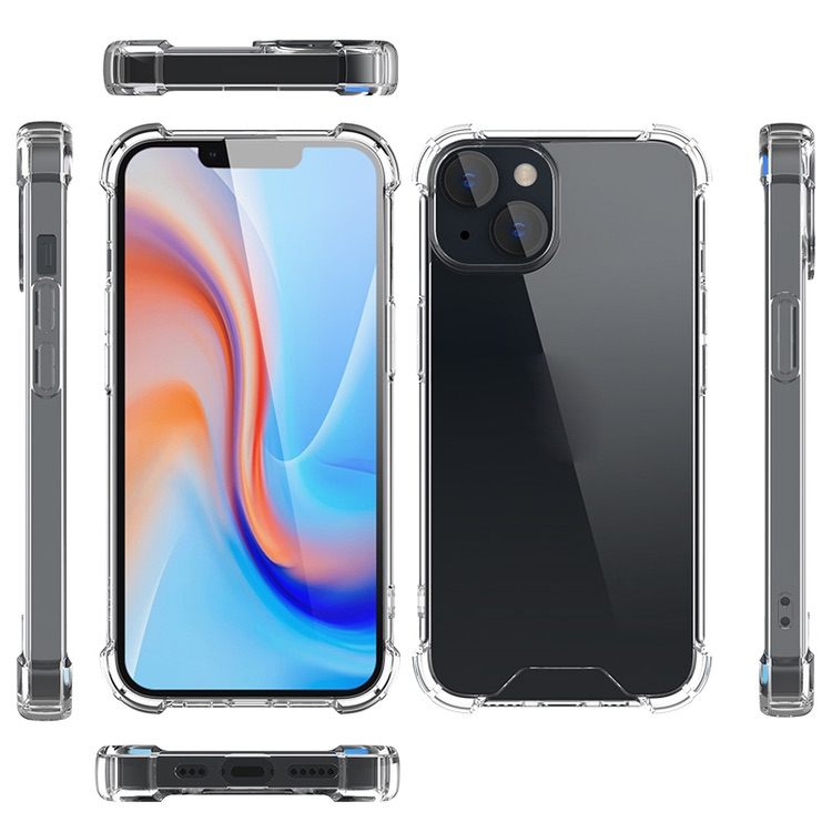 iPhone 14 Plus Case Four-corner Airbag Super Protect Shockproof - Clear