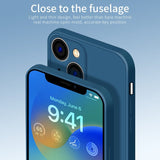 iPhone 14 Plus Case PINWUYO Liquid Silicone - Black