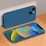 iPhone 14 Plus Case PINWUYO Liquid Silicone - Blue