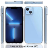 iPhone 14 Plus Case Shockproof Protective - Transparent