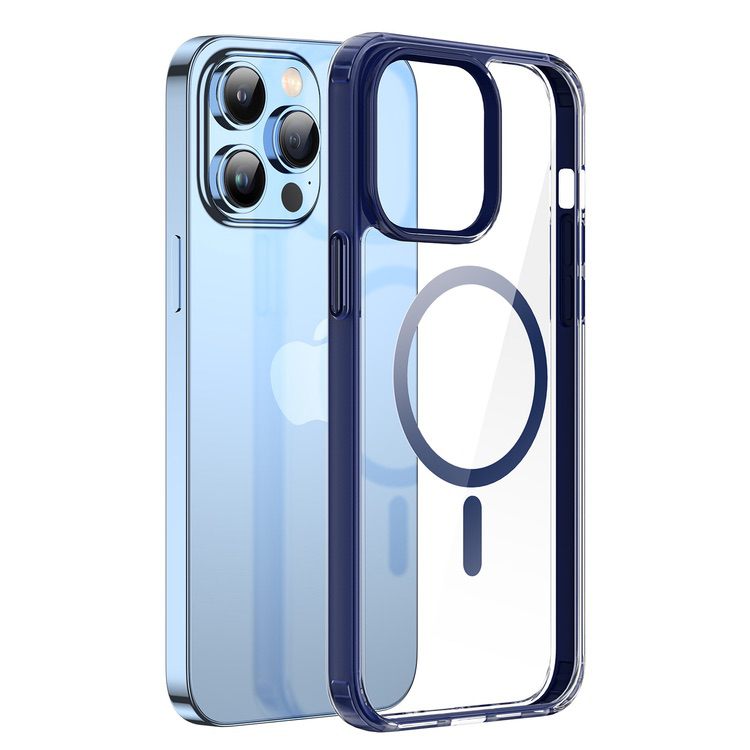 iPhone 14 Pro Case DUX DUCIS Clin2 Series Clear MagSafe - Blue