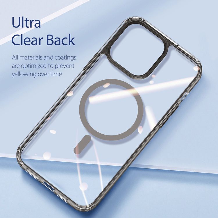 iPhone 14 Pro Case DUX DUCIS Clin2 Series Clear MagSafe - Grey