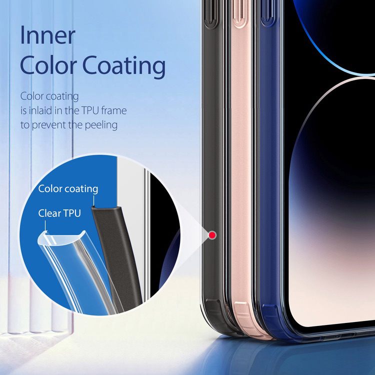 iPhone 14 Pro Case DUX DUCIS Clin2 Series Clear MagSafe - Grey