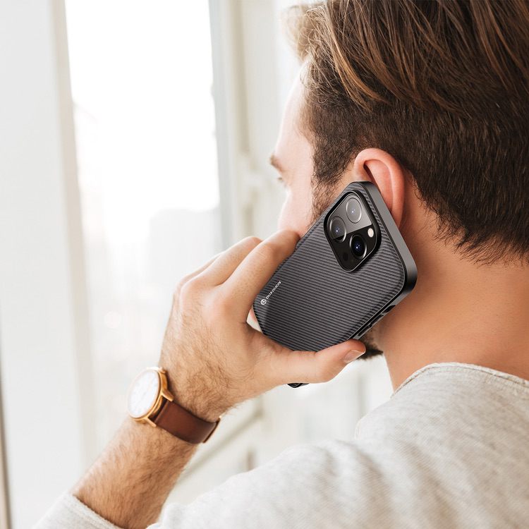 iPhone 14 Pro Case DUX DUCIS Fino Series - Black