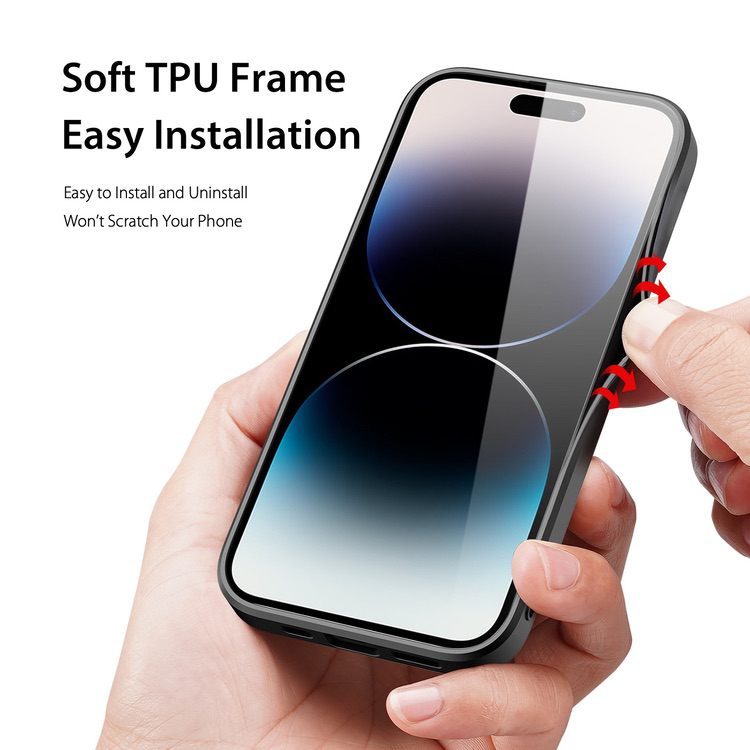 iPhone 14 Pro Case DUX DUCIS Fino Series - Red