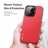 iPhone 14 Pro Case DUX DUCIS Fino Series - Red