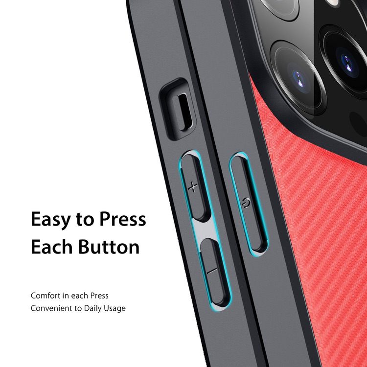 iPhone 14 Pro Case DUX DUCIS Fino Series - Red