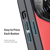 iPhone 14 Pro Case DUX DUCIS Fino Series - Red