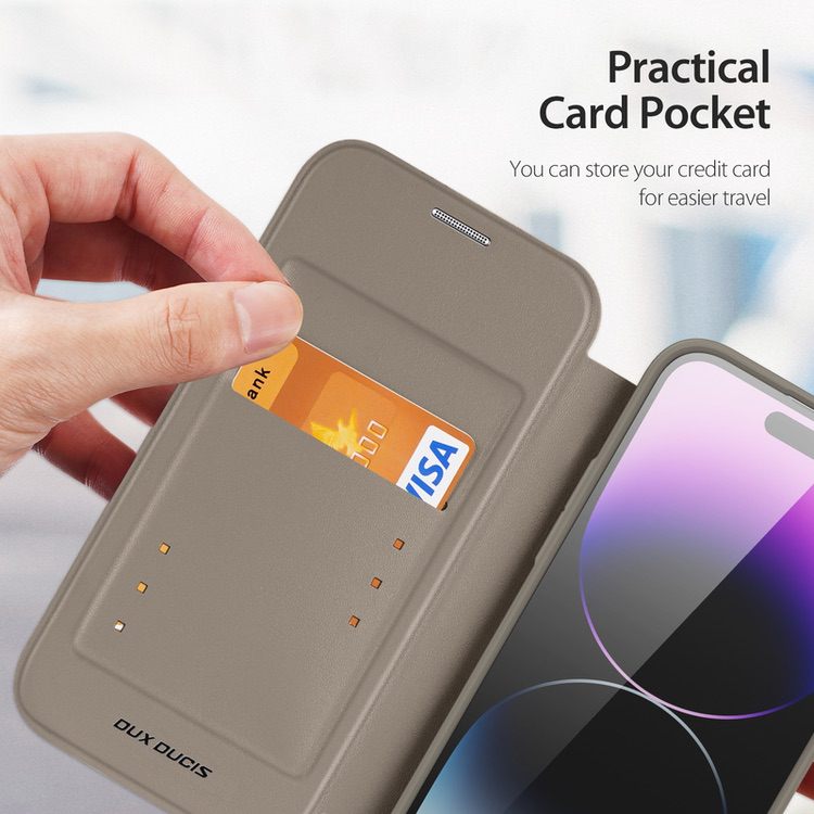 iPhone 14 Pro Case DUX DUCIS Skin X Pro Series - Khaki