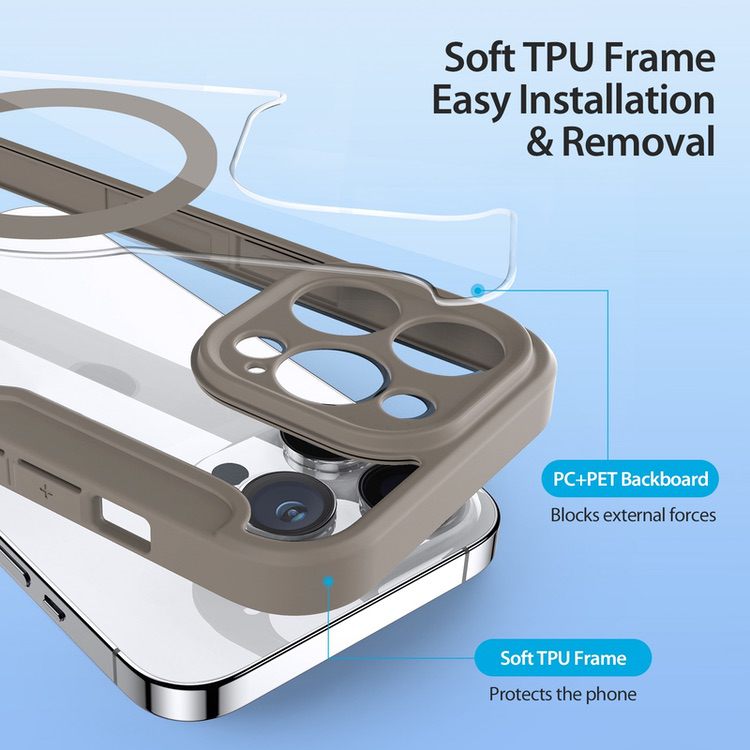 iPhone 14 Pro Case DUX DUCIS Skin X Pro Series - Khaki