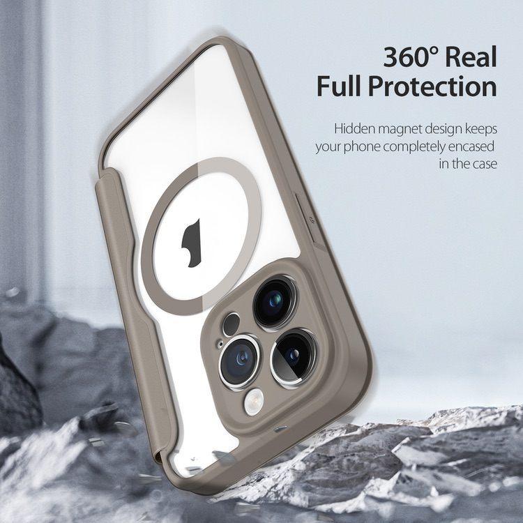 iPhone 14 Pro Case DUX DUCIS Skin X Pro Series - Khaki