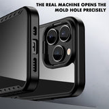 iPhone 14 Pro Case iPAKY Shockproof Protective - Transparent Black