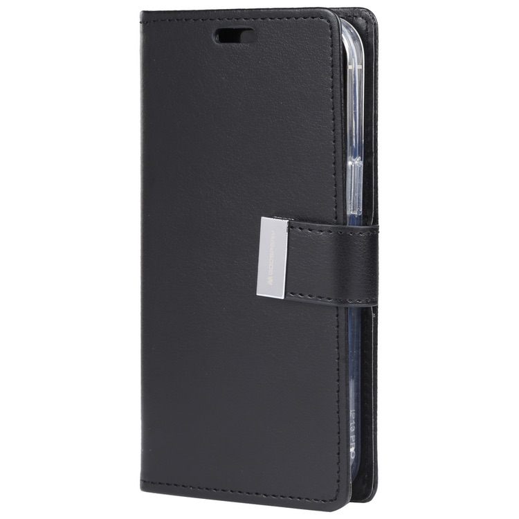 iPhone 14 Pro Case MERCURY GOOSPERY Rich Diary - Black