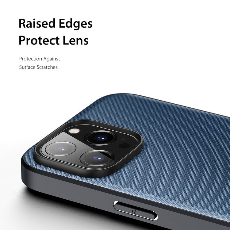 iPhone 14 Pro Max Case DUX DUCIS Fino Series - Blue