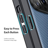 iPhone 14 Pro Max Case DUX DUCIS Fino Series - Blue