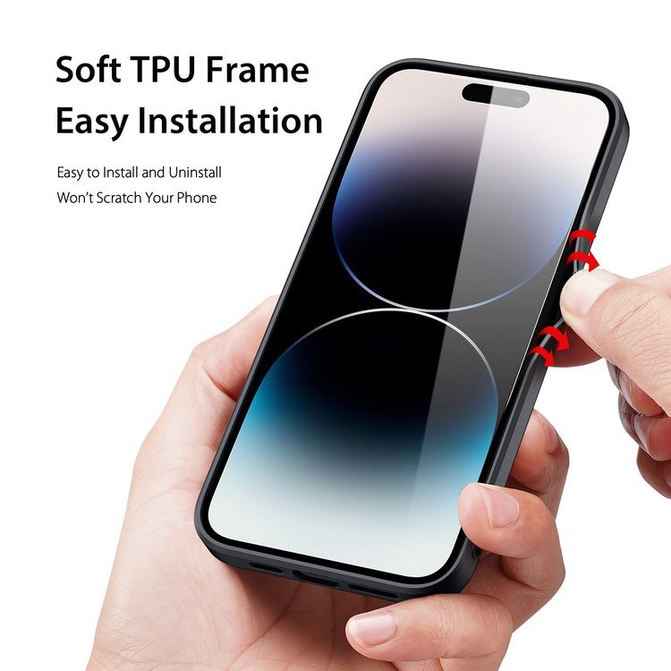 iPhone 14 Pro Max Case DUX DUCIS Fino Series - Red