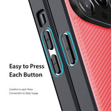 iPhone 14 Pro Max Case DUX DUCIS Fino Series - Red