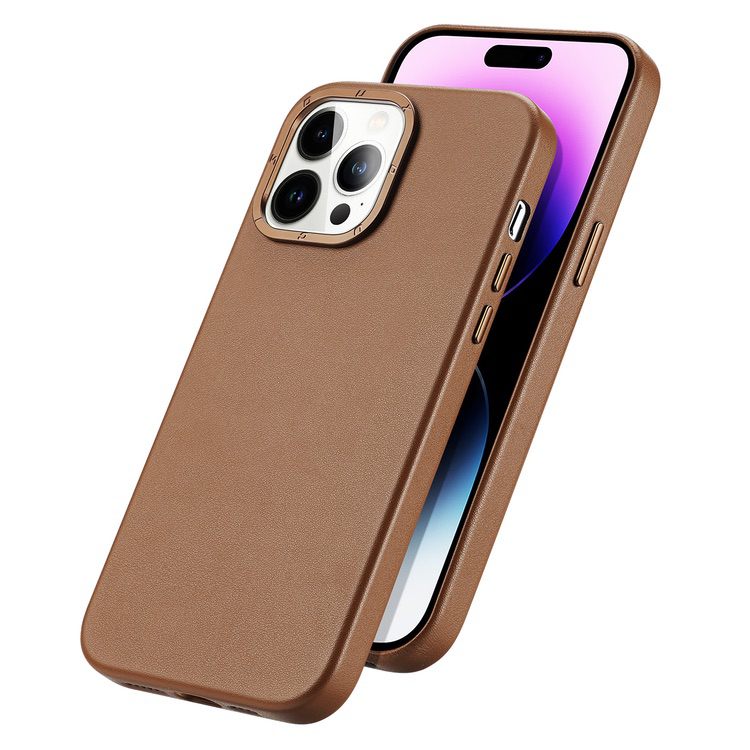 iPhone 14 Pro Max Case DUX DUCIS Grit Series MagSafe Protective - Brown