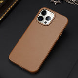 iPhone 14 Pro Max Case DUX DUCIS Grit Series MagSafe Protective - Brown