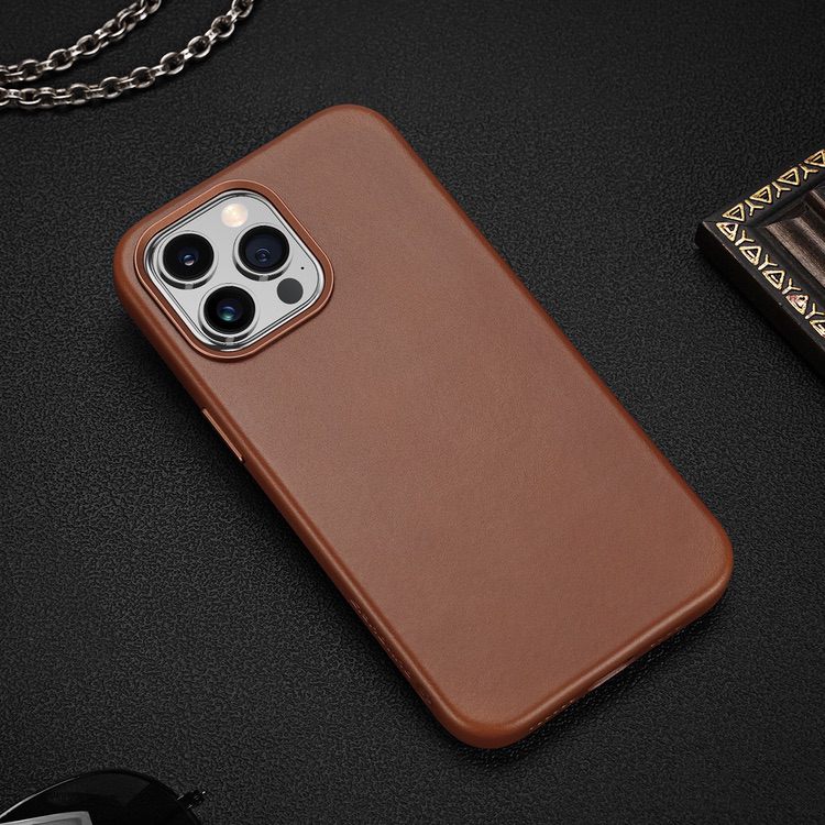 iPhone 14 Pro Max Case DUX DUCIS Naples Series MagSafe Protective - Brown
