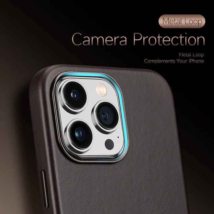 iPhone 14 Pro Max Case DUX DUCIS Naples Series MagSafe Protective - Coffee