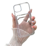 iPhone 14 Pro Max Case Wallet Designed with One Card Slot - Clear