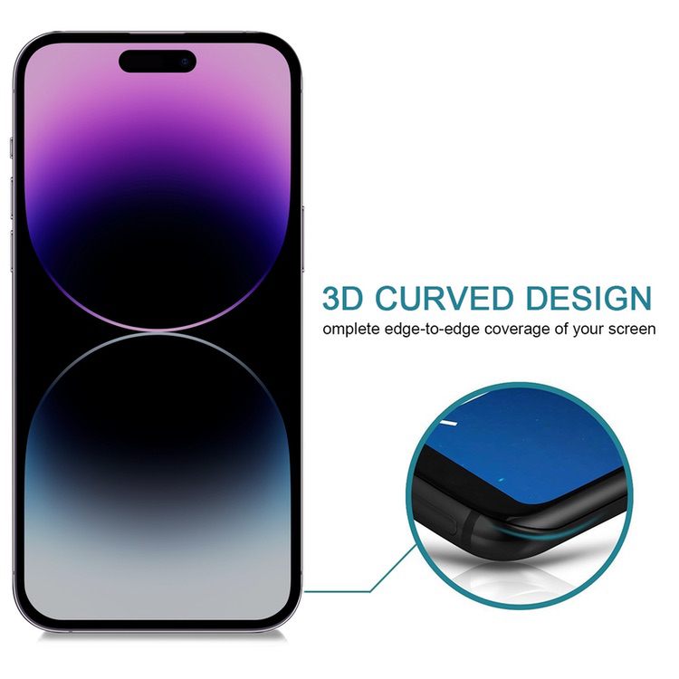 3D Privacy Black Screen Protector For IPhone 15 Pro Max 13 11 Pro Max X XS  Max 13 Mini 13pro Anti-peeping Glass Protector Flim