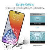 iPhone 14 Pro Max Screen Protector Tempered Glass Case Friendly