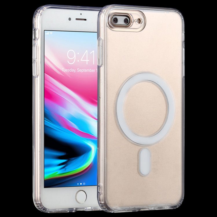 iPhone 8 Plus / iPhone 7 Plus Case MagSafe Magnetic Ring - Transparent