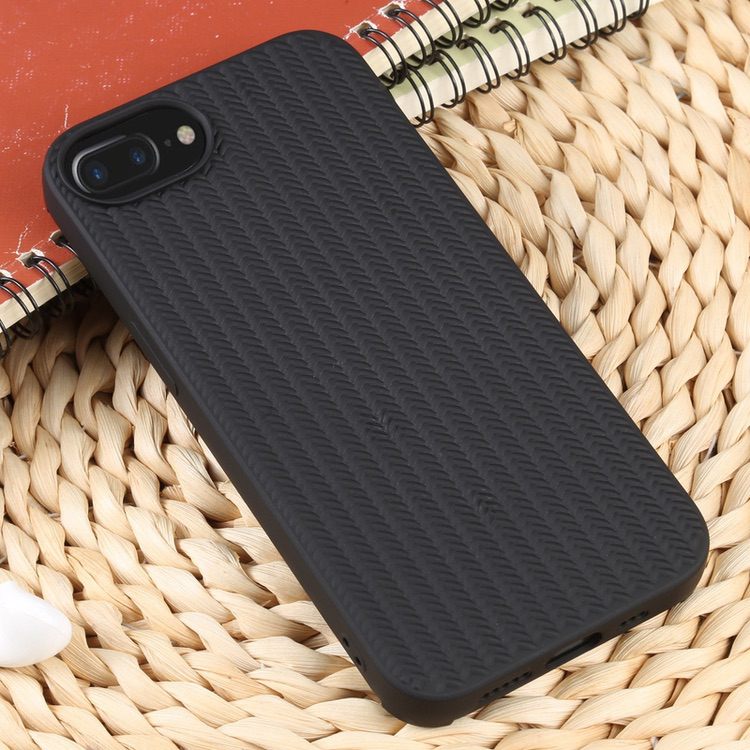 iPhone 8 Plus / iPhone 7 Plus Case Made With Silicone - Black