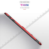 iPhone 8 Plus / iPhone 7 Plus Case with Metal Ring Holder - Red